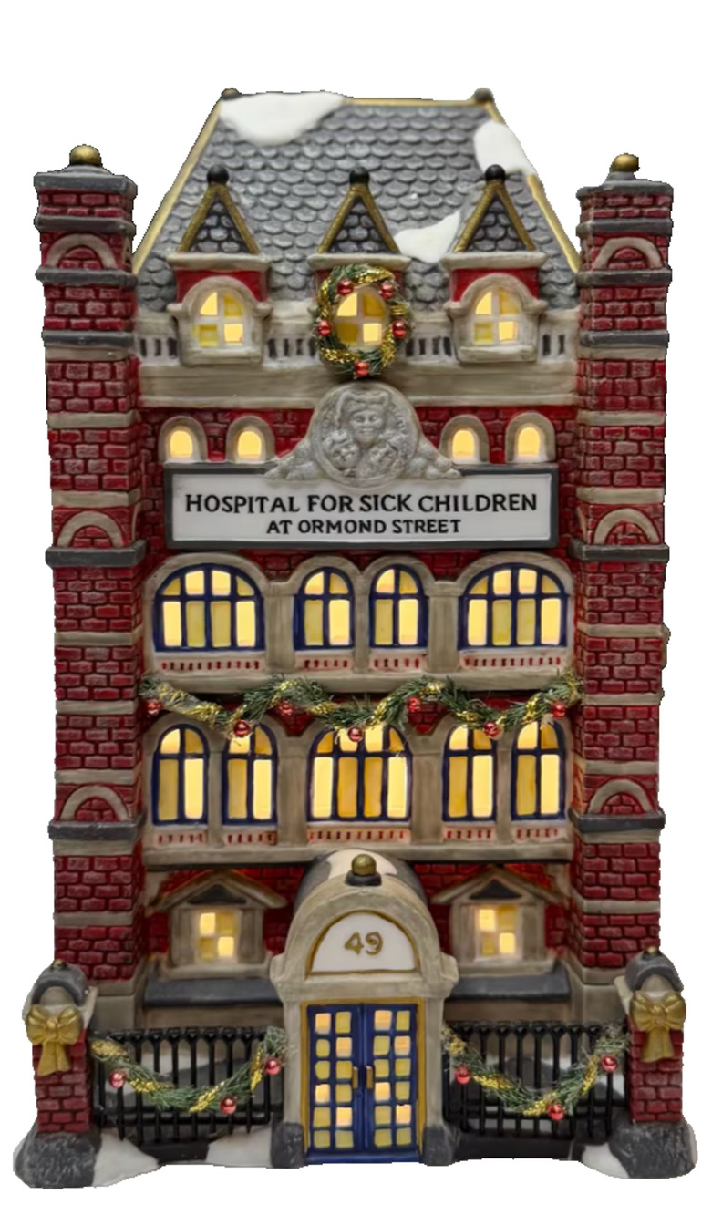 Dept 56 Dickens' Village "Hospital for Sick Children at Ormond Street" HAS PIN